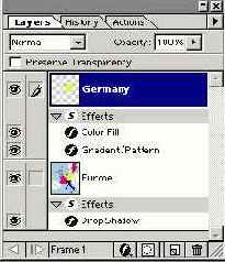 Отображение эффектов
